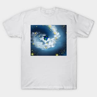 The World In His Hands Space T-Shirt